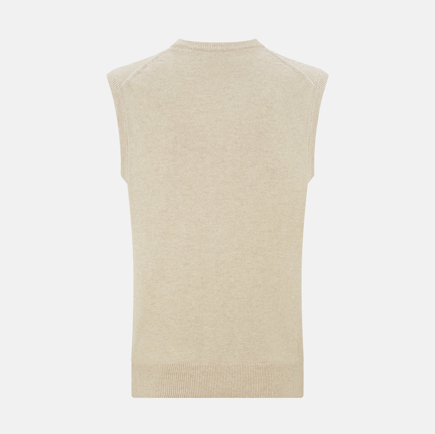 View 3 of product Cream Cashmere V-neck Vest