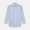 View 1 of product Pale Blue Check Linen Regular Fit Mayfair Shirt