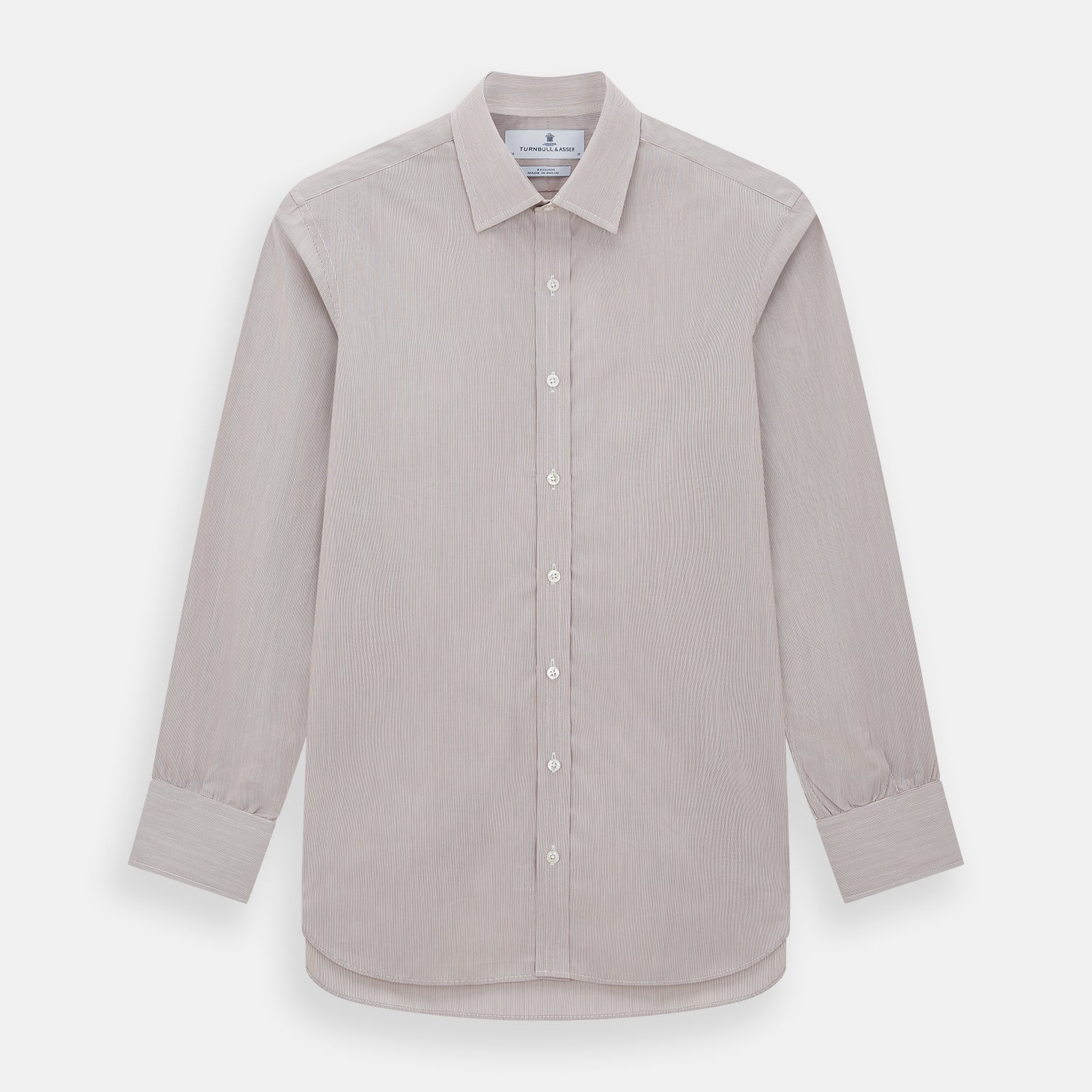 View 1 of product Burgundy Hairline Stripe Mayfair Shirt