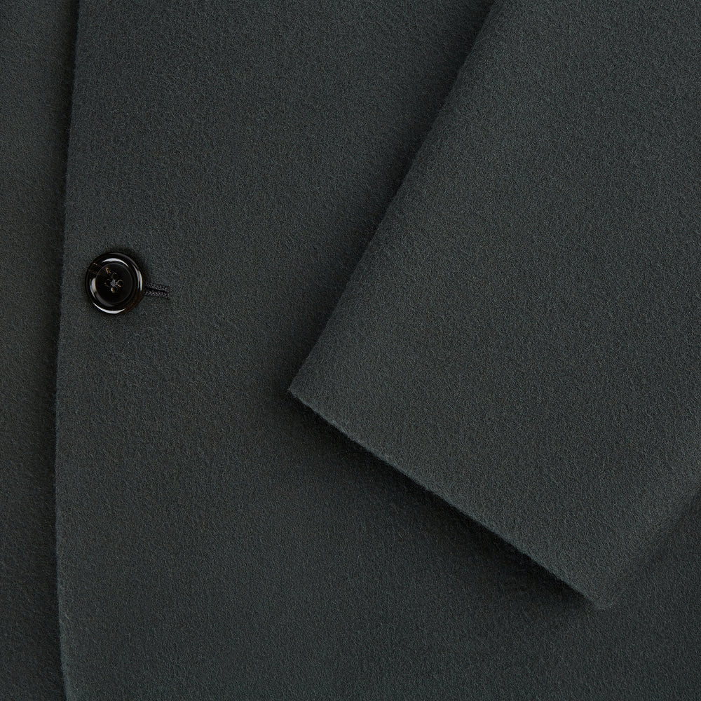 Moss Green  Apsley Single-Breasted Caban Coat