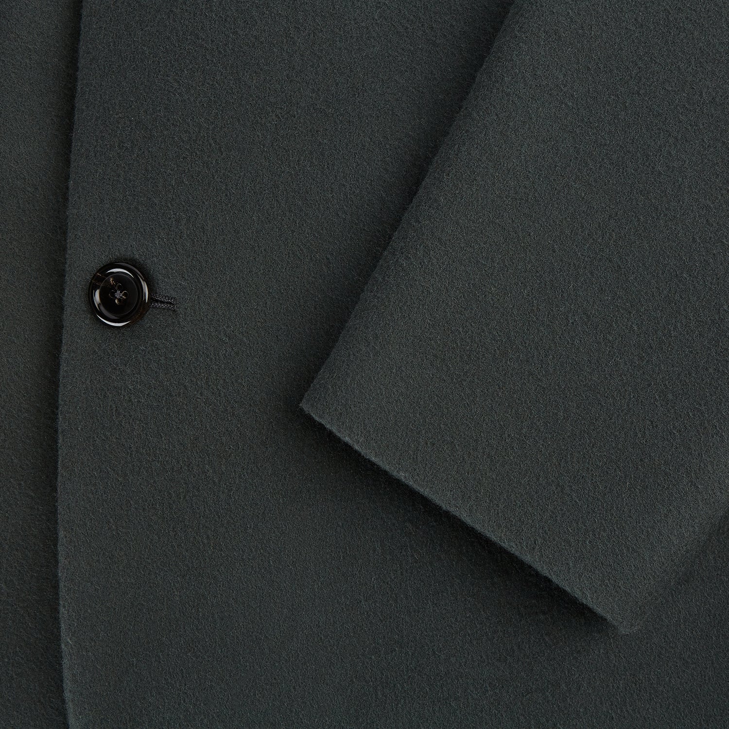 View 4 of product Moss Green  Apsley Single-Breasted Caban Coat