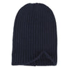 View 2 of product Navy Ribbed Cashmere Hat