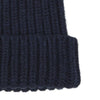 View 3 of product Navy Ribbed Cashmere Hat