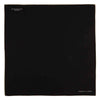 View 2 of product Black and White Piped Silk Pocket Square