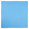 View 2 of product Light Blue and Navy Piped Silk Pocket Square