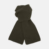 View 1 of product Khaki Green Knitted Cashmere Scarf