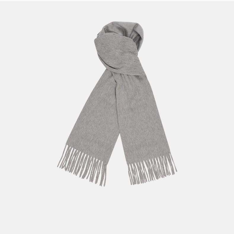 View 1 of product Flannel Grey Pure Cashmere Scarf