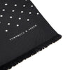 View 2 of product Black and White Spotted Silk Scarf