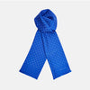 View 1 of product Royal Blue and White Spotted Silk Scarf
