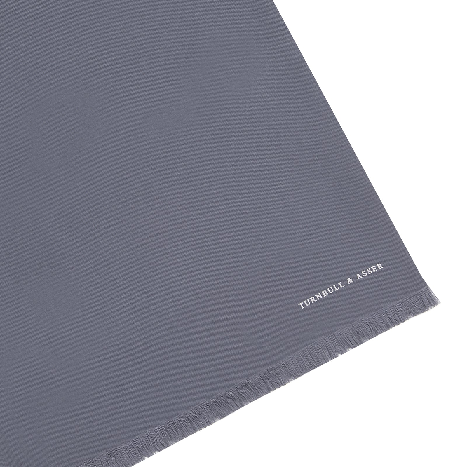 View 2 of product Plain Grey Silk Scarf