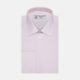 Pink Cotton Shirt with T&A Collar and Double Cuffs