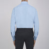 View 3 of product Light Blue Cotton Shirt with T&A Collar and Double Cuffs