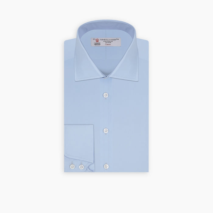 Blue Shirt with Regent Collar and 2-Button Cocktail Cuffs Image 6