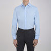 View 2 of product Blue Shirt with Regent Collar and 2-Button Cocktail Cuffs