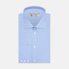 View 1 of product Light Blue End On End Shirt With Regent Collar &amp; 3 Button Cuffs