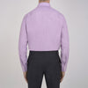 View 3 of product Lilac End-on-End Shirt with T&A Collar and 3-Button Cuffs