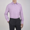 View 2 of product Lilac End-on-End Shirt with T&A Collar and 3-Button Cuffs