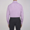 Lilac End-on-End Shirt with T&A Collar and 3-Button Cuffs
