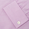 View 6 of product Lilac End-on-End Shirt with T&A Collar and Double Cuffs