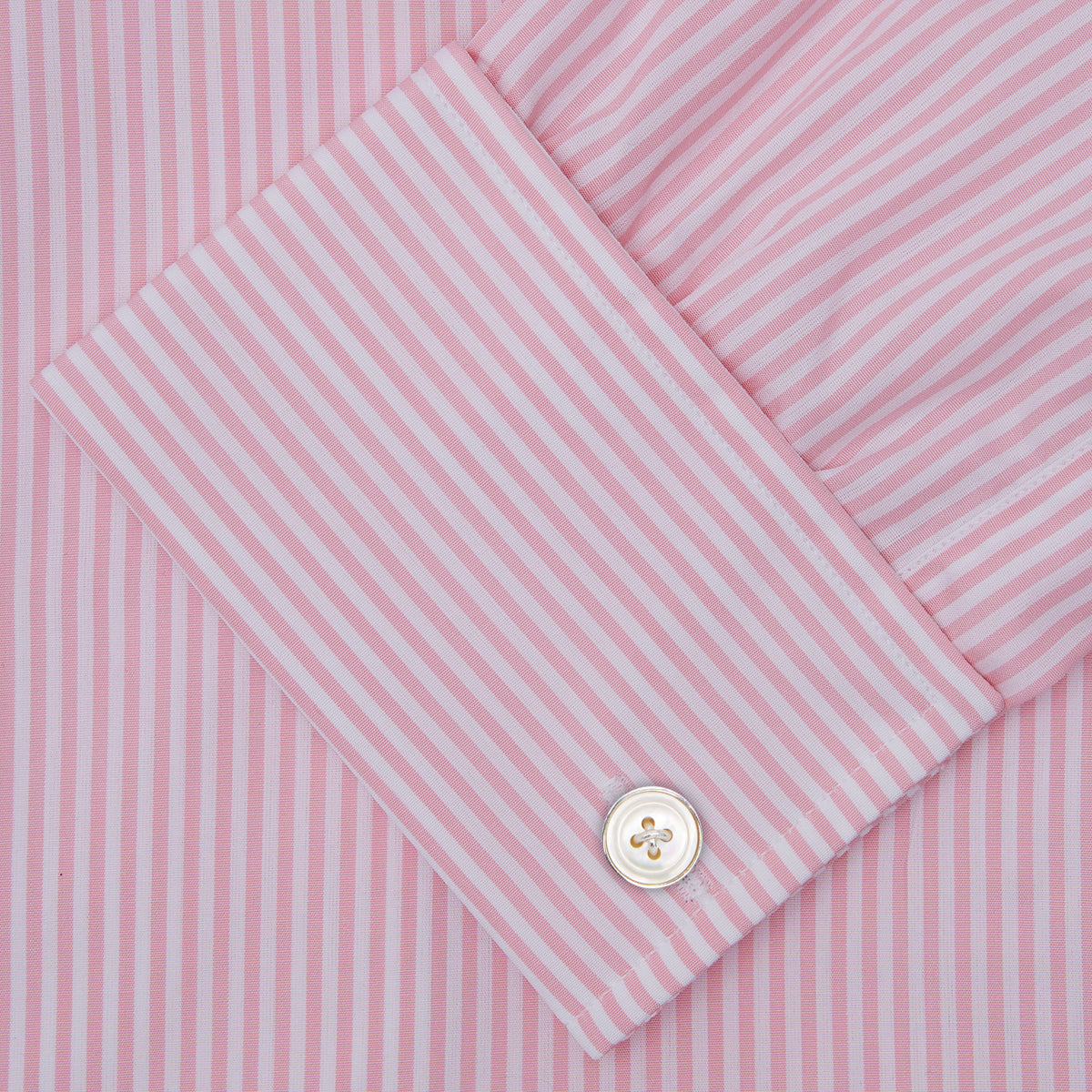 View 6 of product Pink Bengal Stripe Shirt with T&amp;A Collar and Double Cuffs