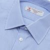 View 5 of product Blue Fine Bengal Stripe Shirt with T&A Collar and 3-Button Cuffs