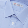 View 5 of product Blue Fine Bengal Stripe Shirt with T&A Collar and Double Cuffs