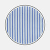 Blue Half Bengal Stripe Cotton Fabric