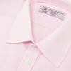 View 5 of product Pink Fine Check Shirt with T&A Collar and 3-Button Cuffs