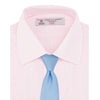 View 4 of product Pink Fine Check Shirt with T&A Collar and 3-Button Cuffs