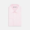 View 1 of product Pink Fine Check Shirt with T&A Collar and Double Cuffs