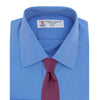 View 4 of product Dark Blue End-On-End Shirt with T&A Collar and 3-Button Cuffs