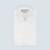 View 1 of product Two-Fold 120 White Shirt with T&A Collar and 3-Button Cuffs