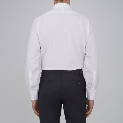 Two-Fold 120 White Shirt with T&A Collar and 3-Button Cuffs Image 2