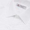 View 5 of product White Sea Island Quality Cotton Dress Shirt with T&A Collar and Double Cuffs