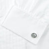 View 6 of product White Sea Island Quality Cotton Dress Shirt with T&A Collar and Double Cuffs