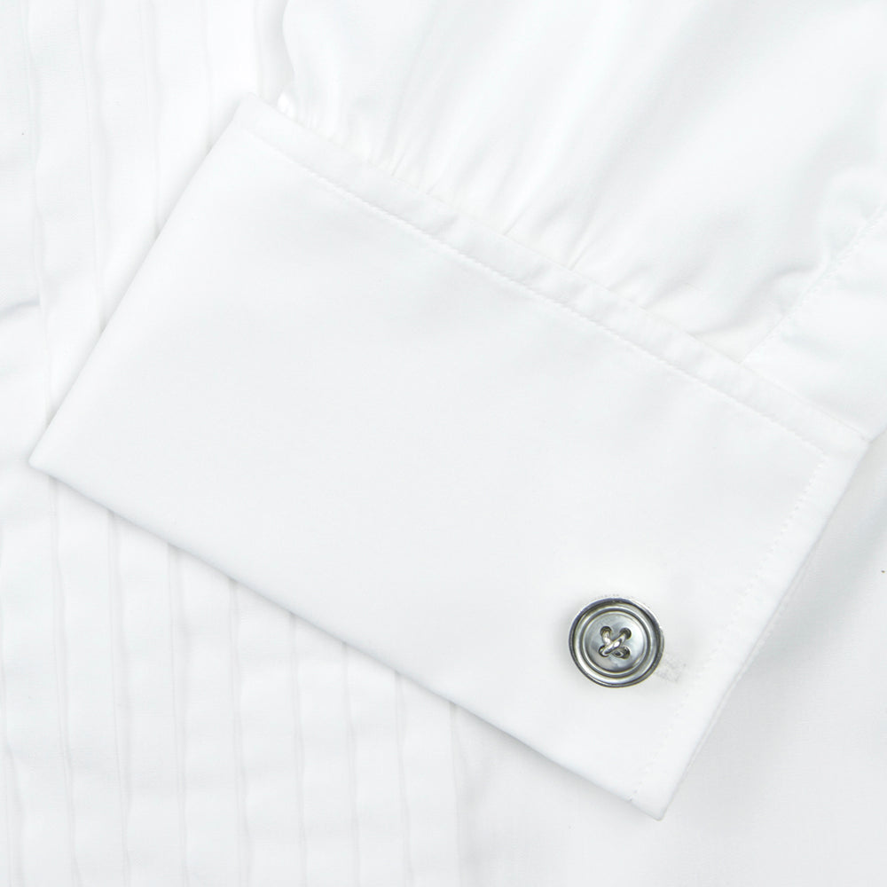turnbull and asser dress shirts White Sea Island Quality Cotton Dress Shirt with T&A Collar and Double Cuffs