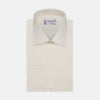 View 1 of product Cream Sea Island Quality Cotton Shirt with T&A Collar and 3-Button Cuffs