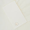 View 6 of product Cream Sea Island Quality Cotton Shirt with T&A Collar and Double Cuffs
