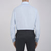View 3 of product Light Blue Sea Island Quality Cotton Shirt with T&A Collar and Double Cuffs