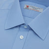 View 5 of product Blue Sea Island Quality Cotton Shirt with T&A Collar and Double Cuffs