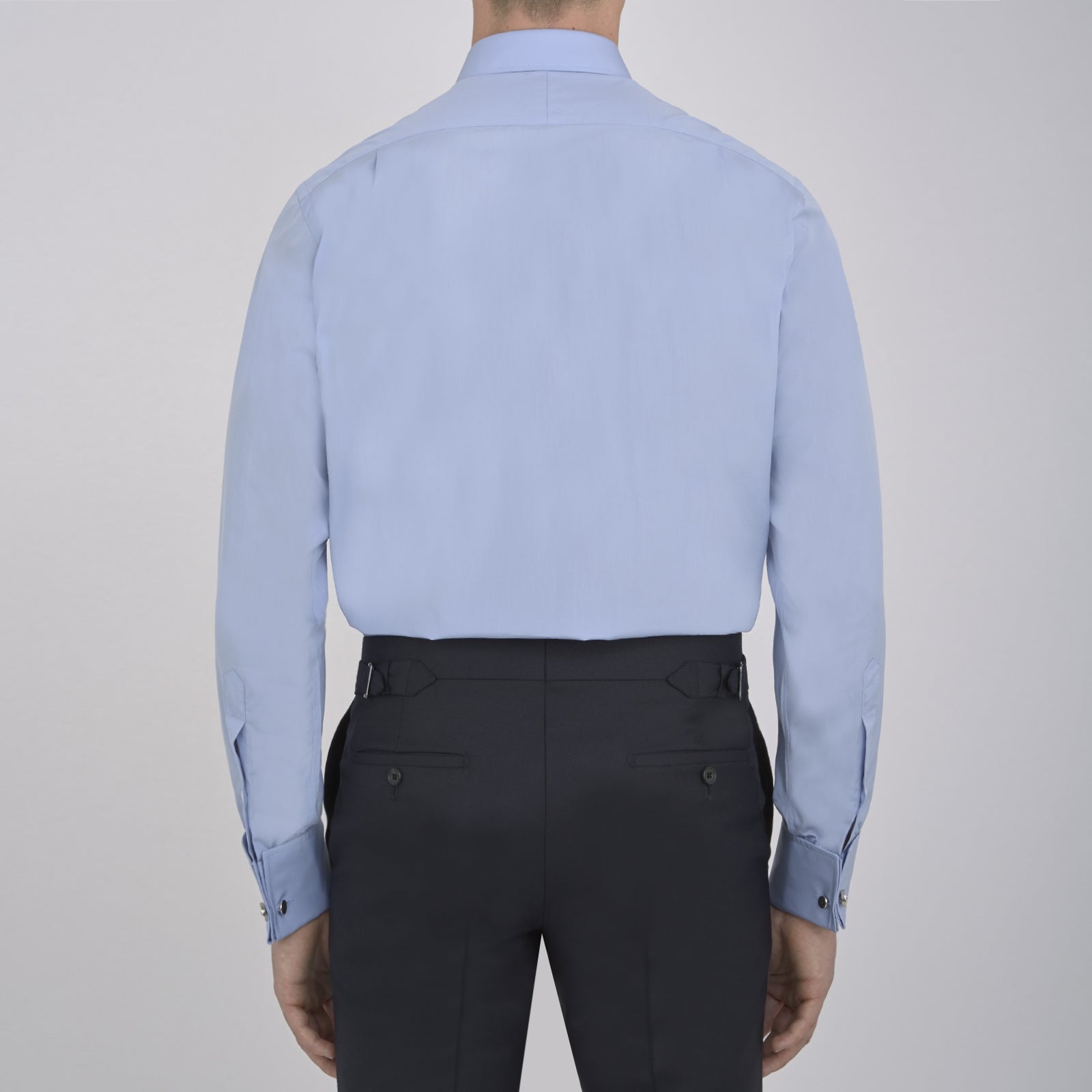 View 3 of product Blue Sea Island Quality Cotton Shirt with T&A Collar and Double Cuffs