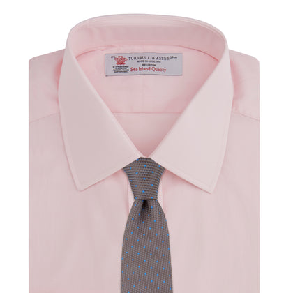 Slim Black Herringbone Silk Tie Image 3