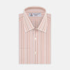 View 1 of product Pink, Red and Blue Pencil Stripe Shirt with T&A Collar and Double Cuffs