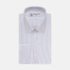 View 1 of product Red and Navy Supraluxe Stripe Shirt with T&A Collar and Double Cuffs