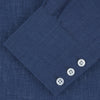 Navy Linen Shirt with T&A Collar and 3-Button Cuffs
