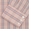 Red, Grey and Navy Mixed Check Shirt with T&A Collar and 3-Button Cuffs