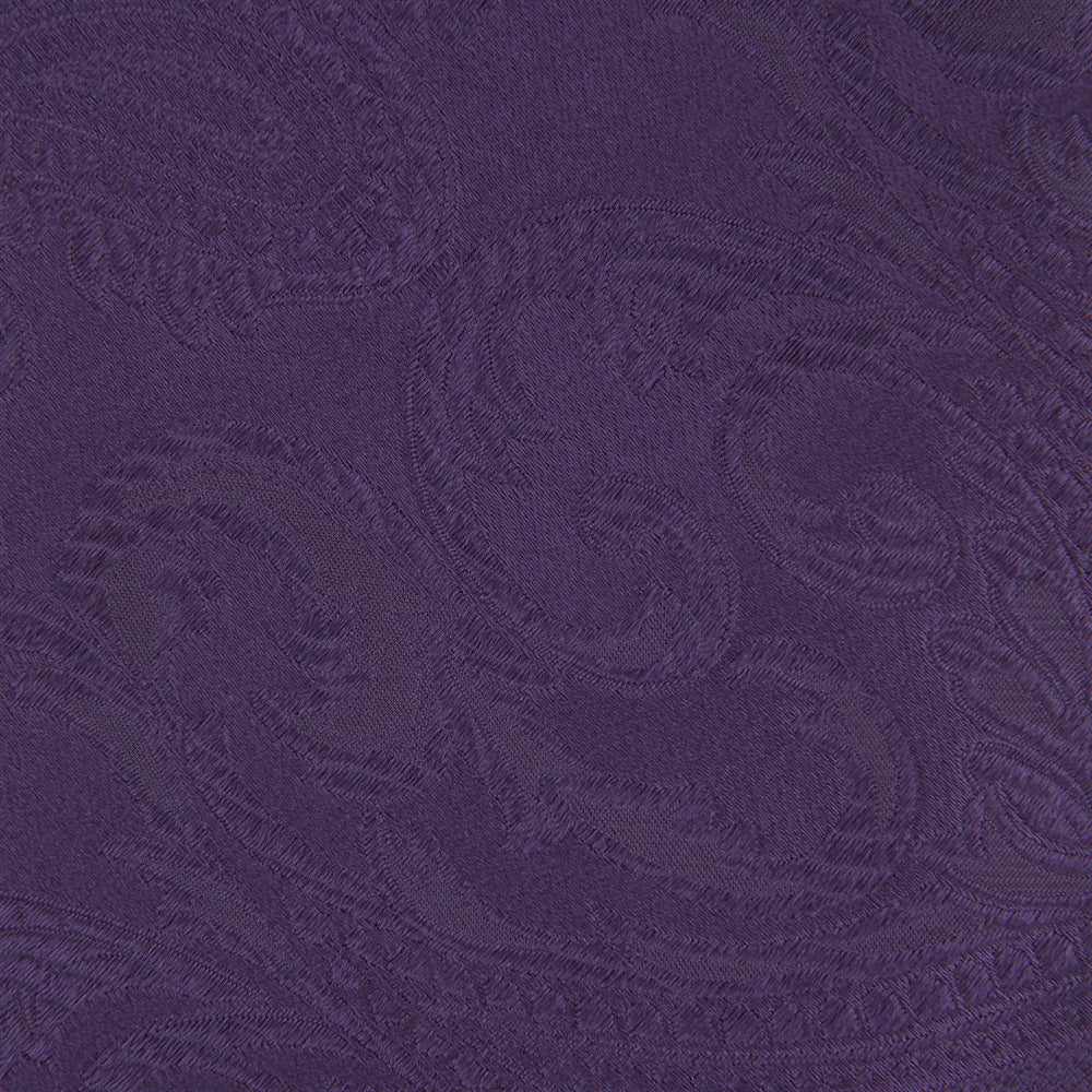 Purple Paisley Silk Tie
