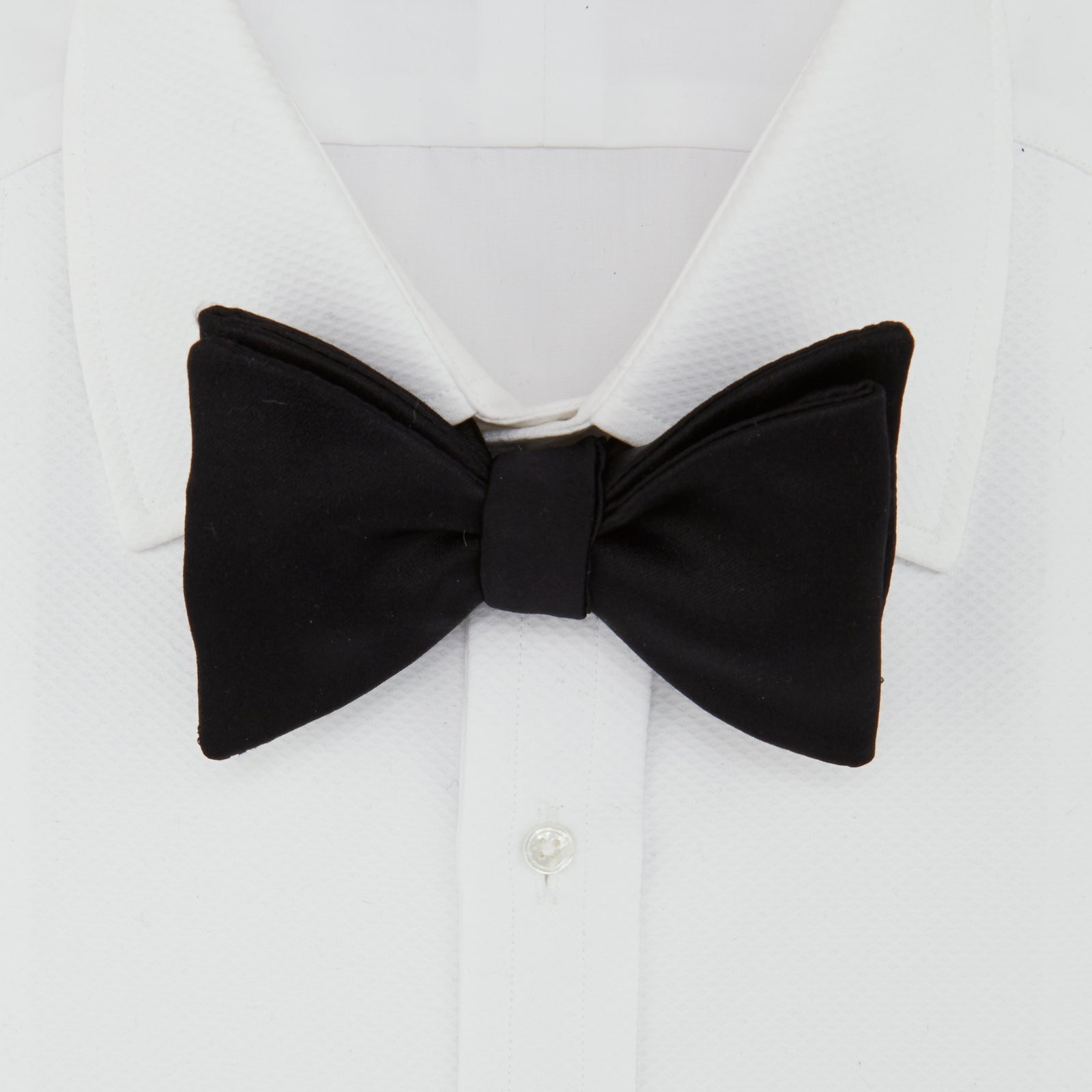 View 2 of product Black Satin Bow Tie