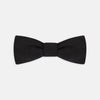 View 1 of product Black Narrow Silk Bow Tie