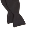 View 3 of product Black Silk Bow Tie